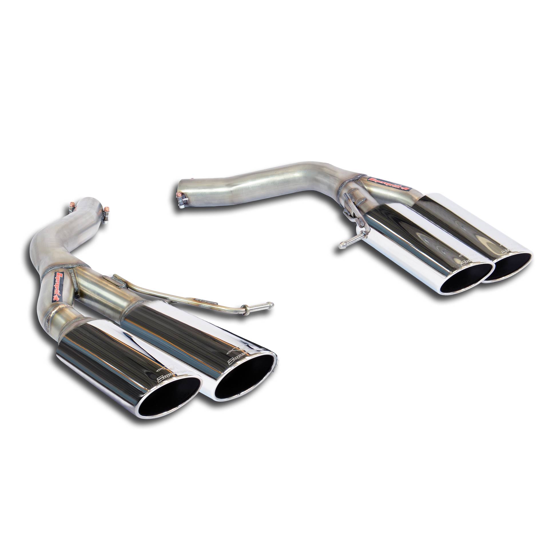 Rear pipes Right 100x75 - Left 100x75 (Muffler delete)