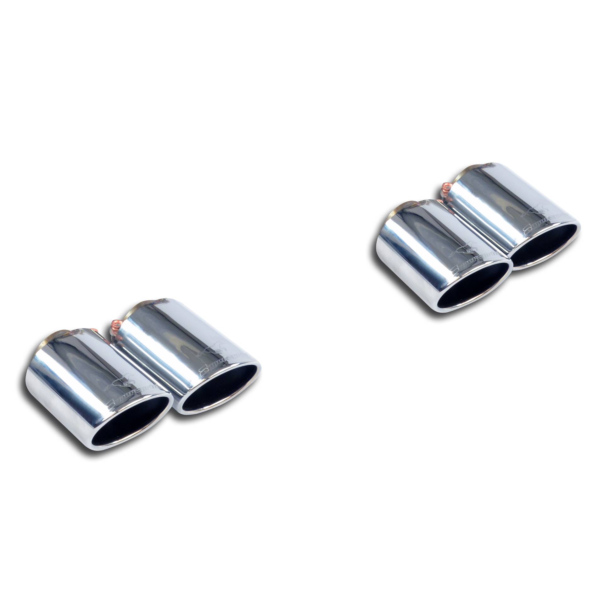 Endpipe kit Right + Left 2 exit 90x70