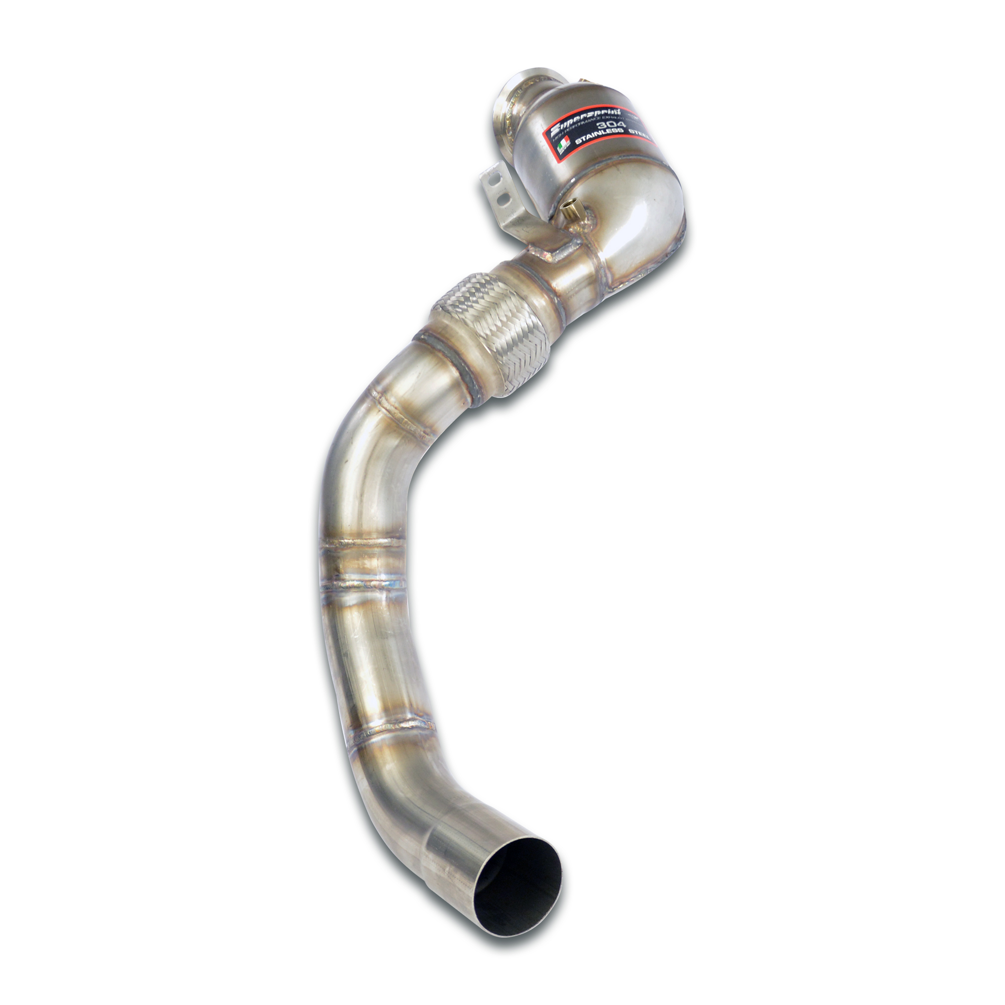 Turbo downpipe kit +  Metallic catalytic converter Left Accepts the stock Cat.-Back system