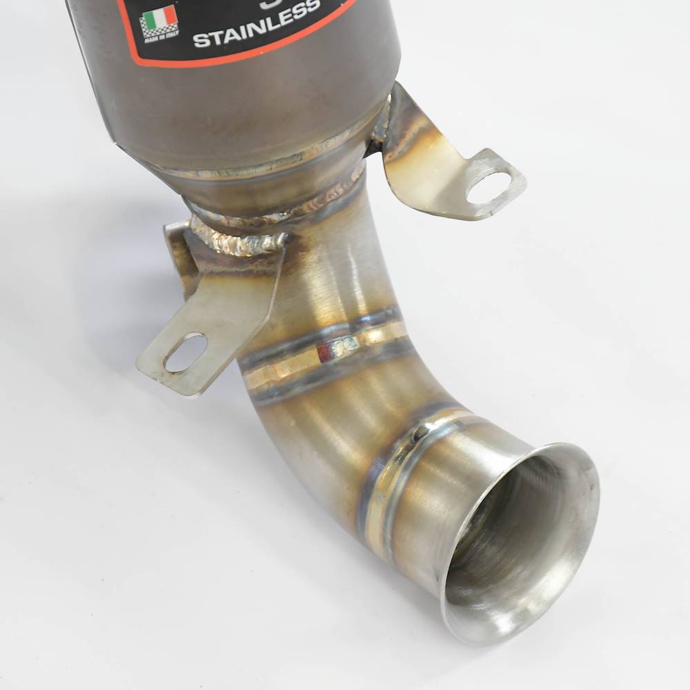 Turbo downpipe kit with Metallic catalytic 200CPSI