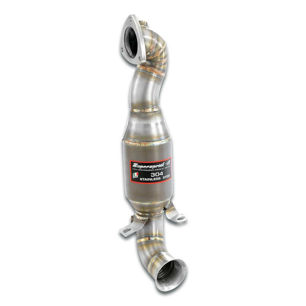 Turbo downpipe kit with Metallic catalytic 200CPSI