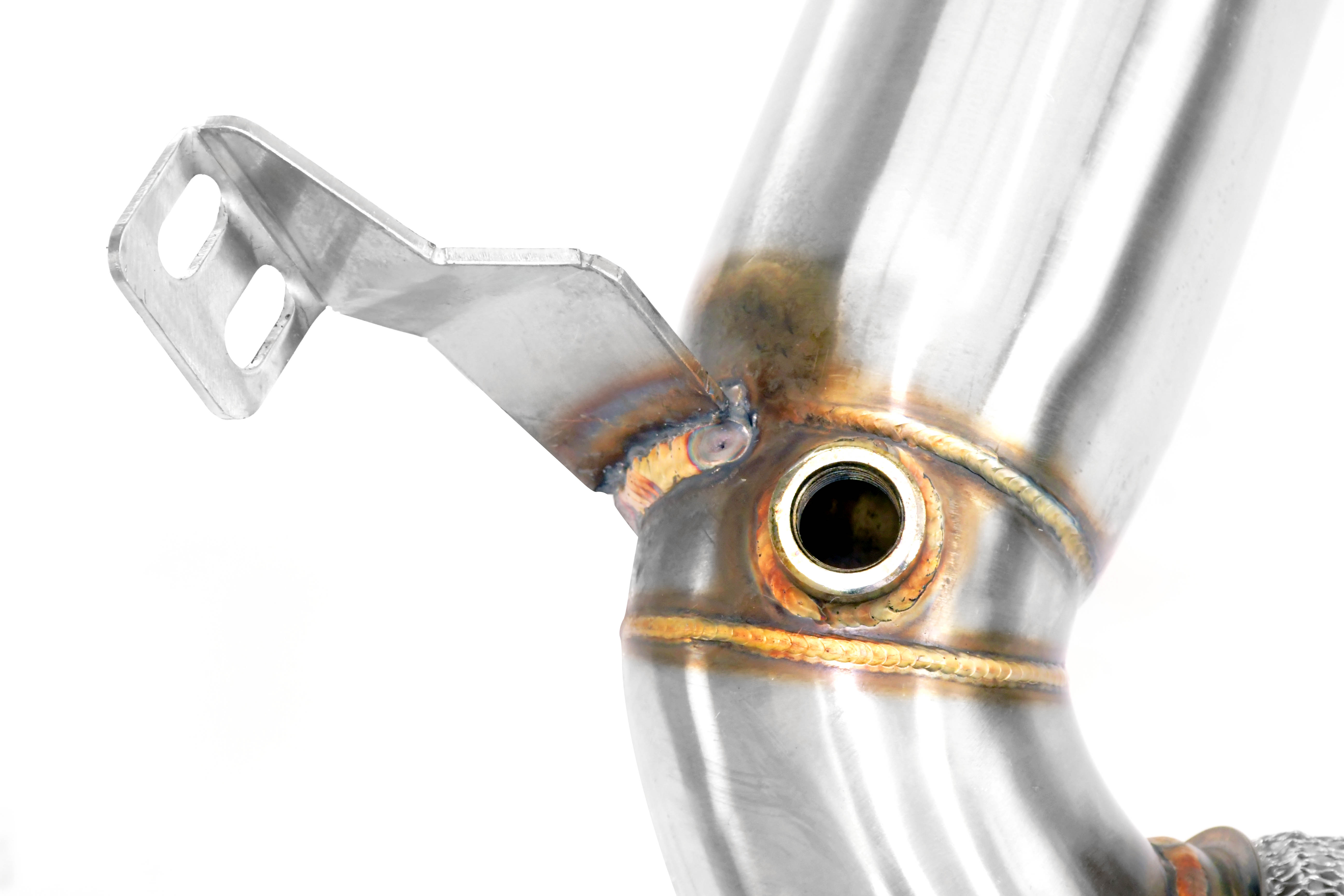 Turbo downpipe kit (Sostituisce catalizzatore di serie) (Replaces OEM catalytic converter)