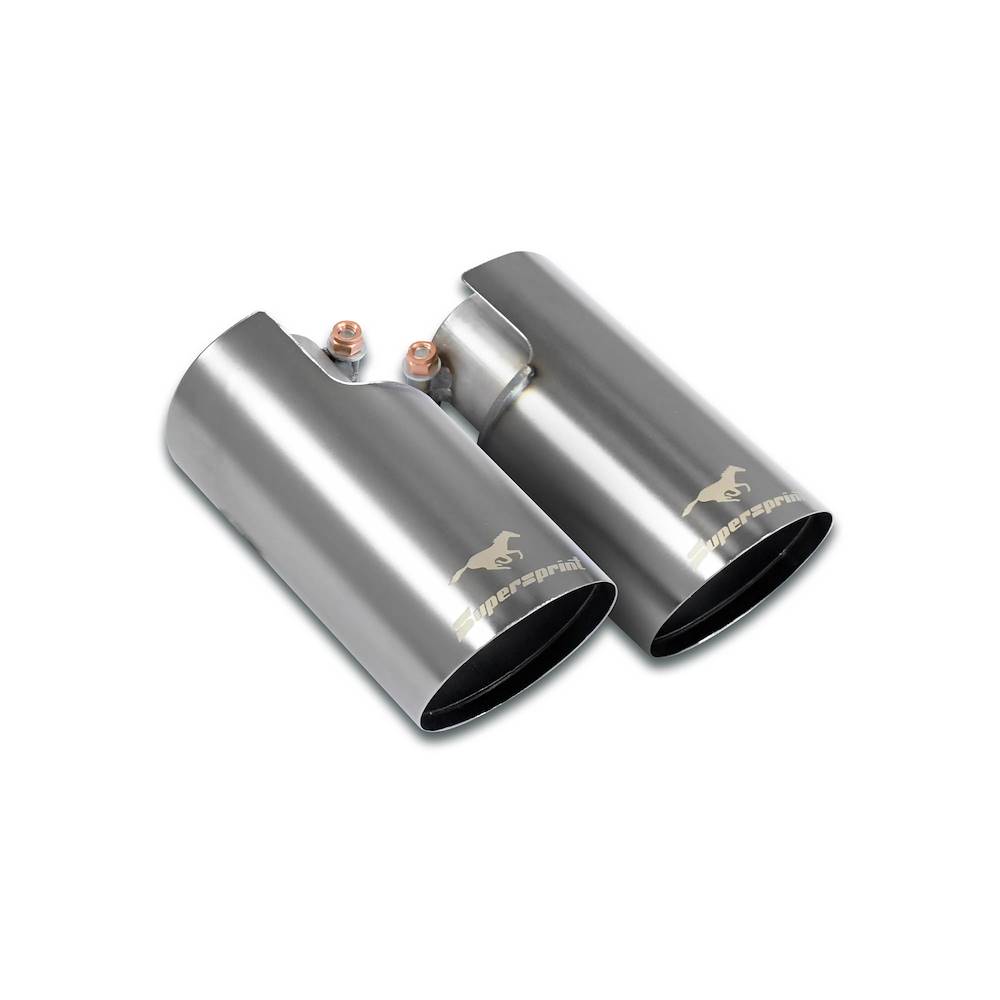 Endrohrkit Rechts - Links Racing-Gun Metal Grey O90