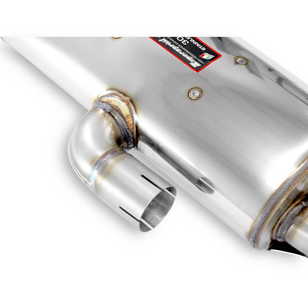 Rear exhaust with valve Right - Left for the Stock end tips