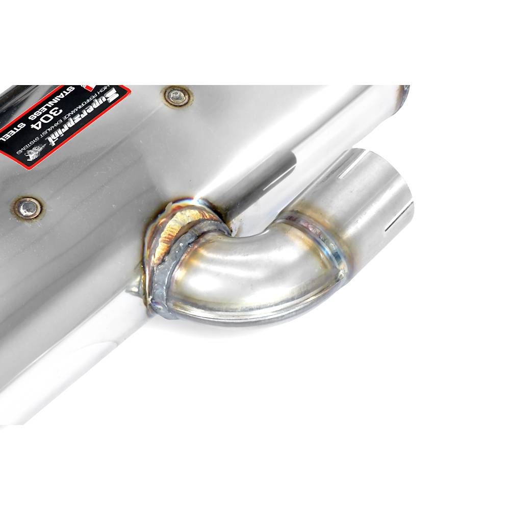 Rear exhaust with valve Right - Left for the Stock end tips