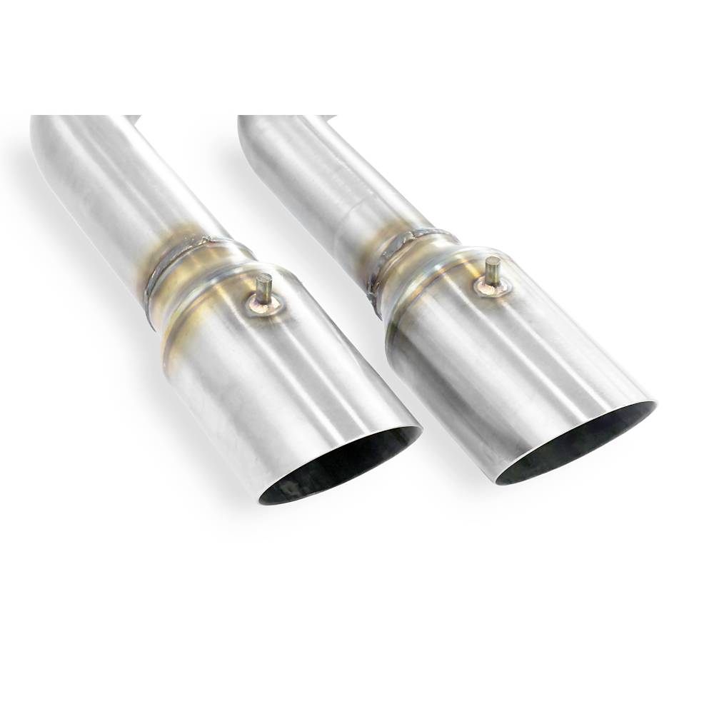 Rear exhaust with valve Right - Left for the Stock end tips