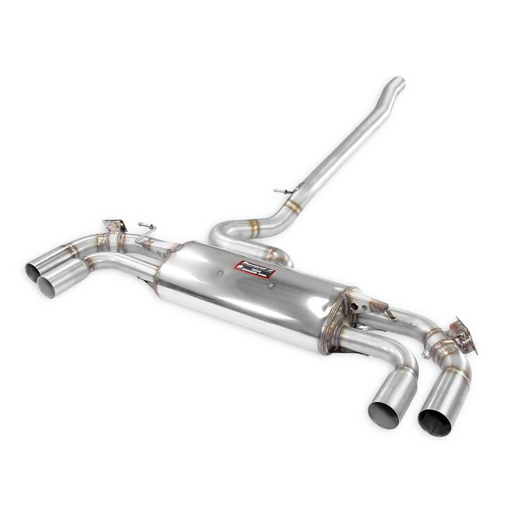 Rear exhaust with valve Right - Left for the Stock end tips