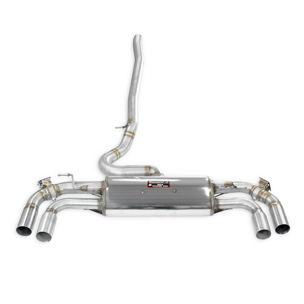 Rear exhaust with valve Right - Left for the Stock end tips