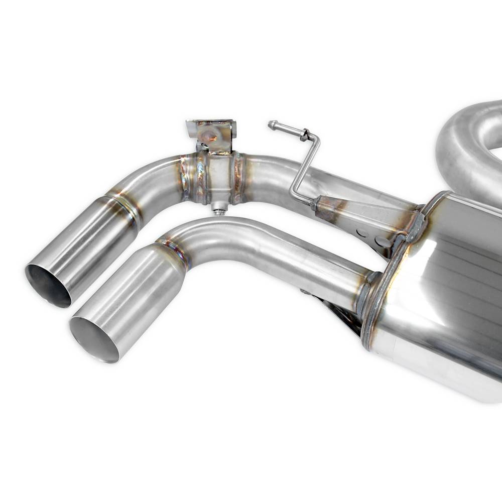 Rear exhaust with valve Right - Left for the Stock end tips