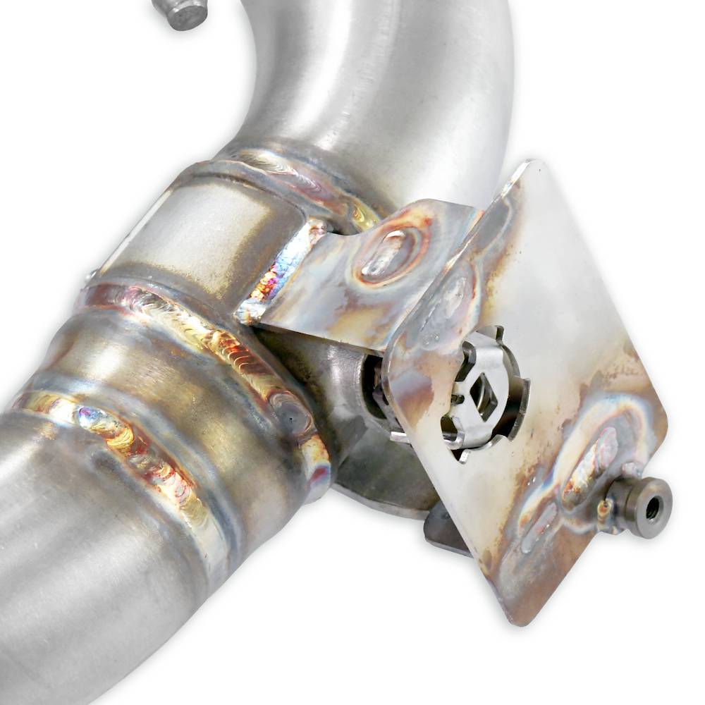 Rear exhaust with valve Right - Left for the Stock end tips