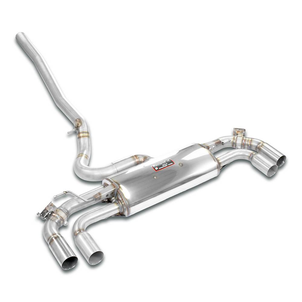 Endschalldämpfer mit Klappe Rechts - Links für die Serien Endrohrsatz