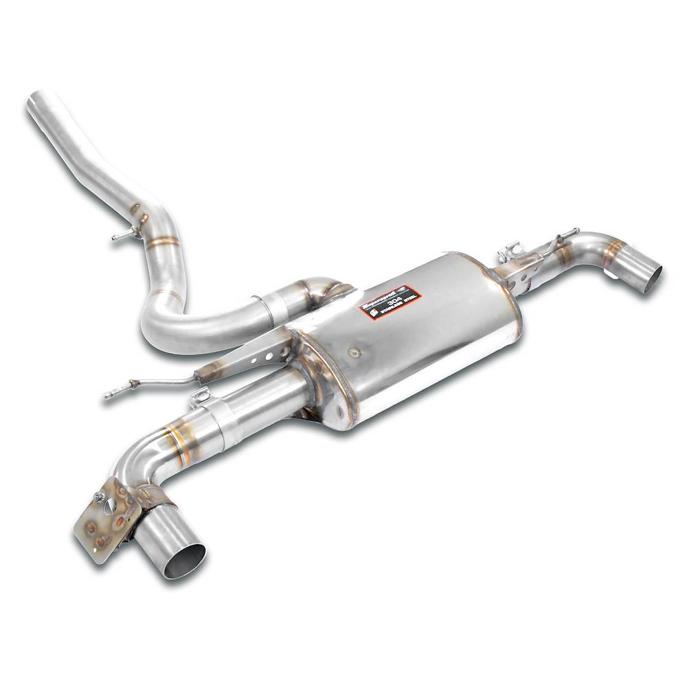 Rear exhaust right - left with valve