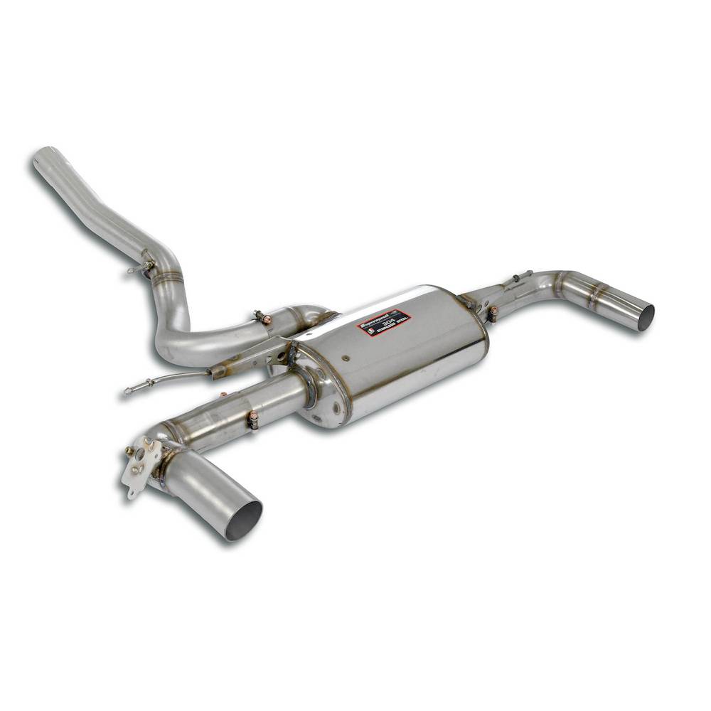 Rear exhaust right - left with valve