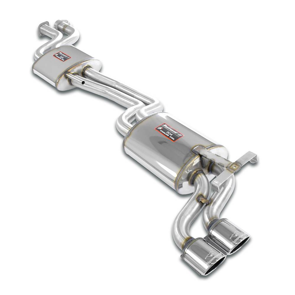 Centre + rear exhaust 90x70 "S-Bend"