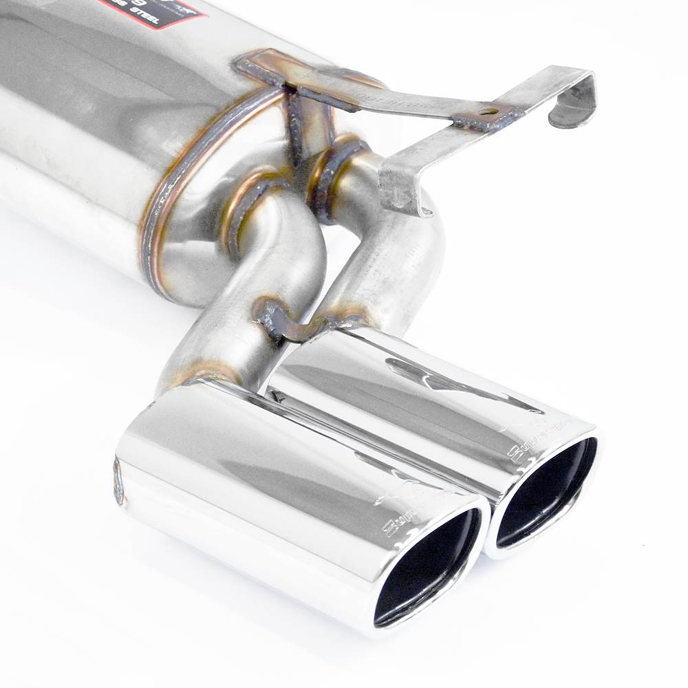 Centre + rear exhaust 95x75 S-Bend
