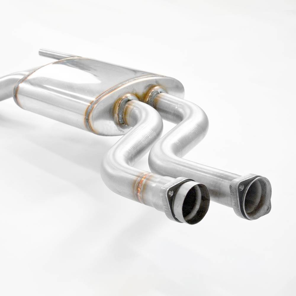 Centre + rear exhaust 95x75 S-Bend