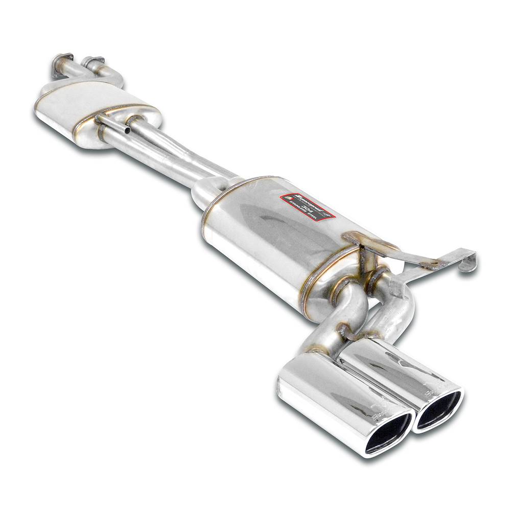 Centre + rear exhaust 95x75 S-Bend