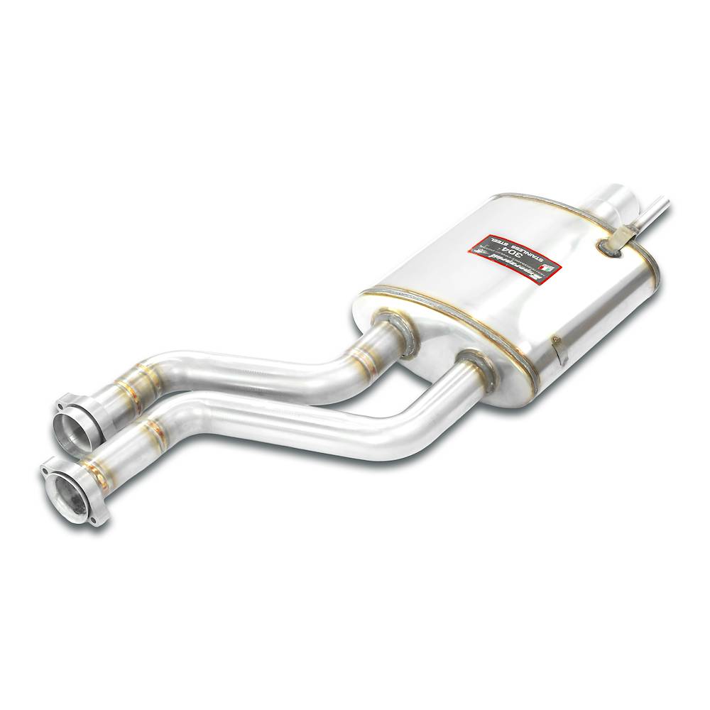 Centre exhaust for OEM rear muffler (required modification of outlet tube)