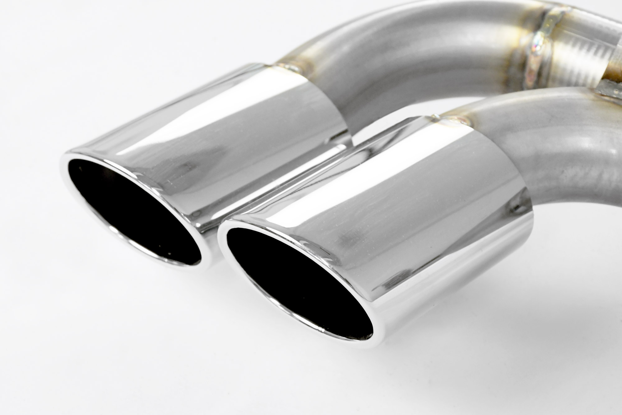 Mid-pipe kit + rear muffler S-Bend 2 Ov. 90x70