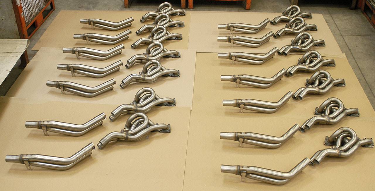 Fächerkrümmer Edelstahl + Y-Pipe (Left Hand Drive)