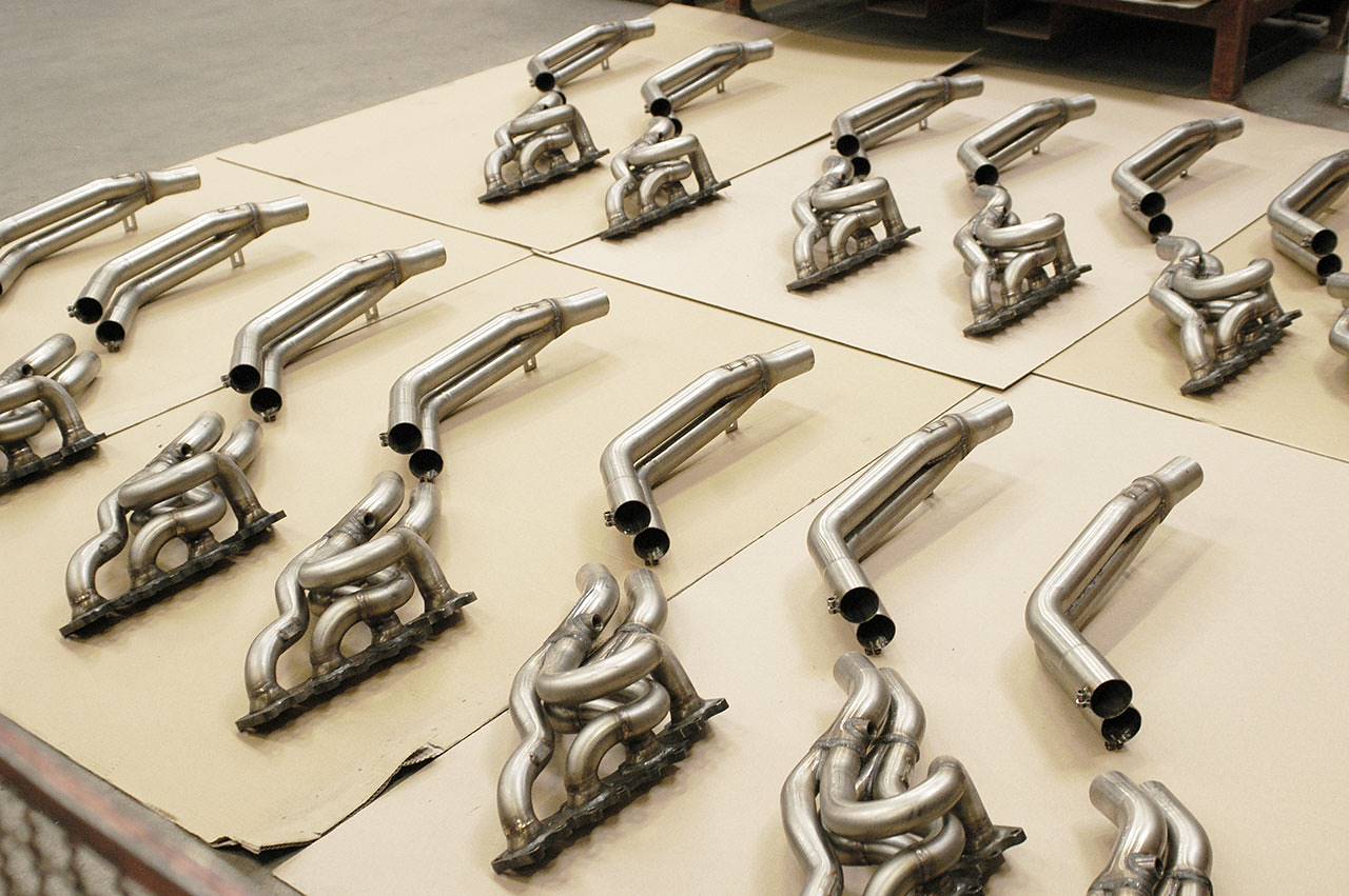 Fächerkrümmer Edelstahl + Y-Pipe (Left Hand Drive)