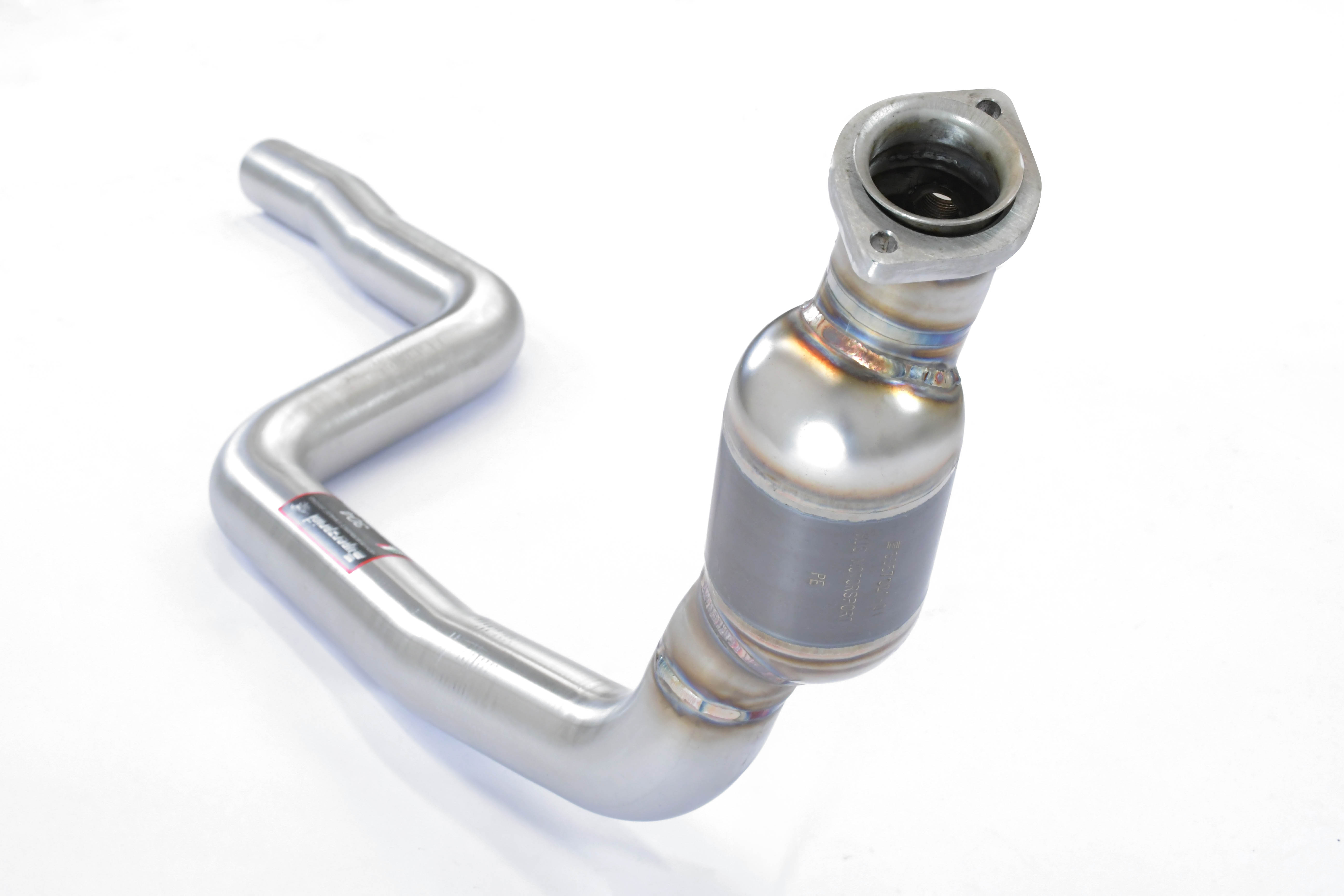 Downpipe Destro + tubo anteriore + catalizzatore primario