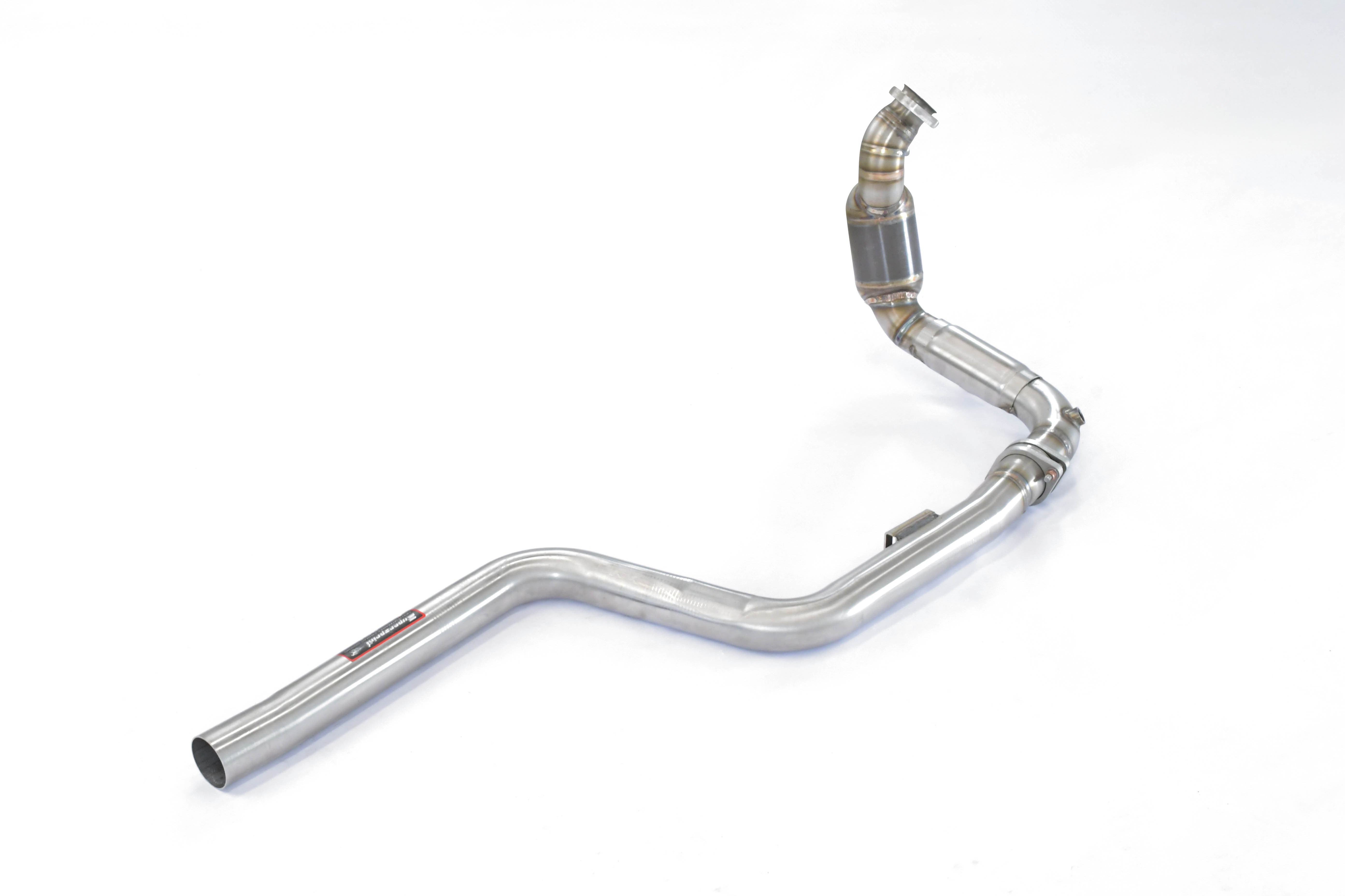 Downpipe Sinistro + tubo anteriore + catalizzatore primario