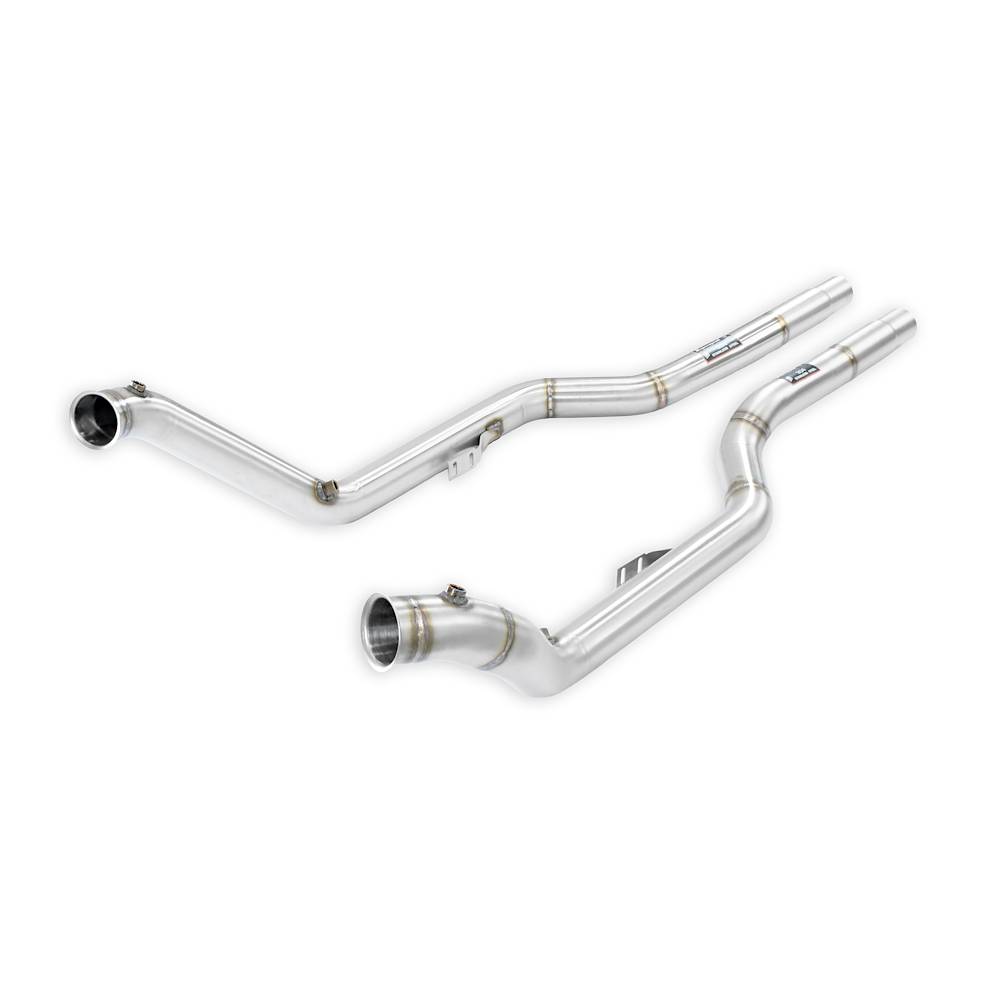 Turbo downpipe kit + Front pipe right - left (Replaces OEM catalytic converter)