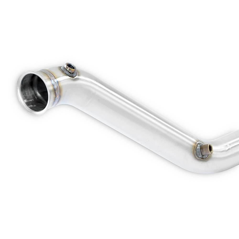 Turbo downpipe kit + Front pipe right - left (Replaces OEM catalytic converter)