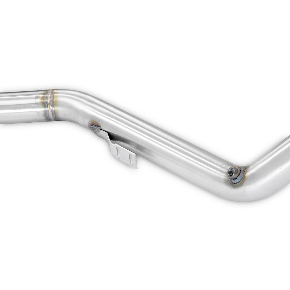 Turbo downpipe kit + Front pipe right - left (Replaces OEM catalytic converter)