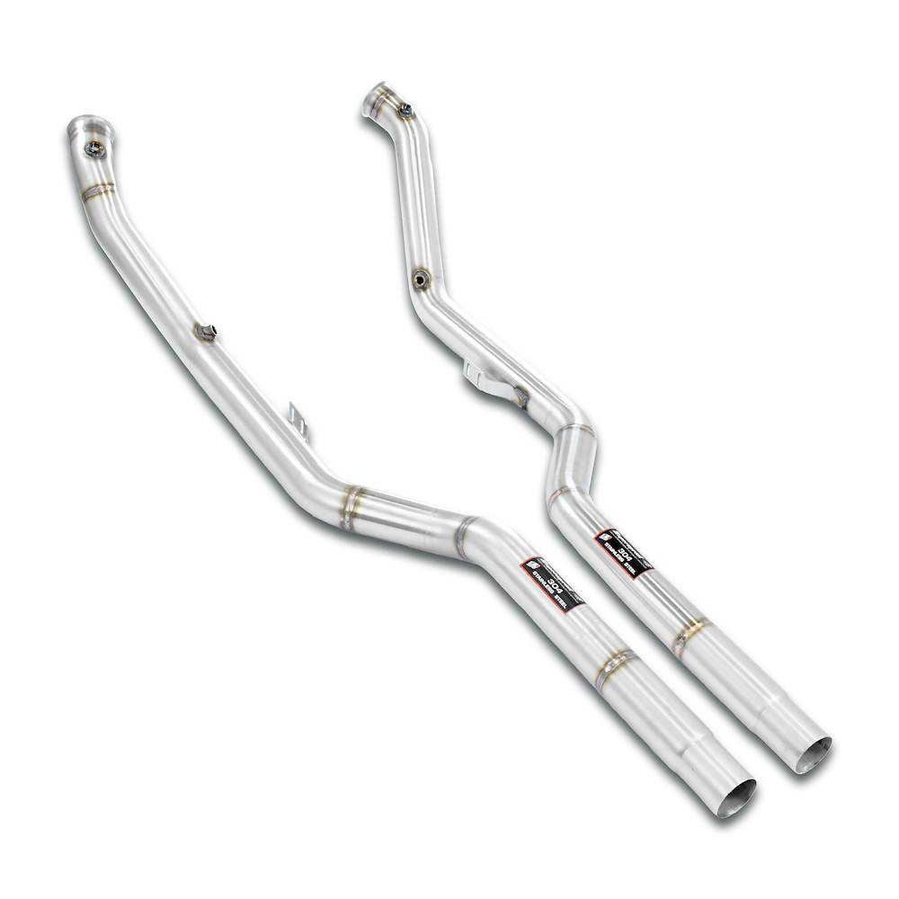 Kit tubo turbina + Tubo anteriore destro - sinistro<br> (Sostituisce catalizzatore di serie)