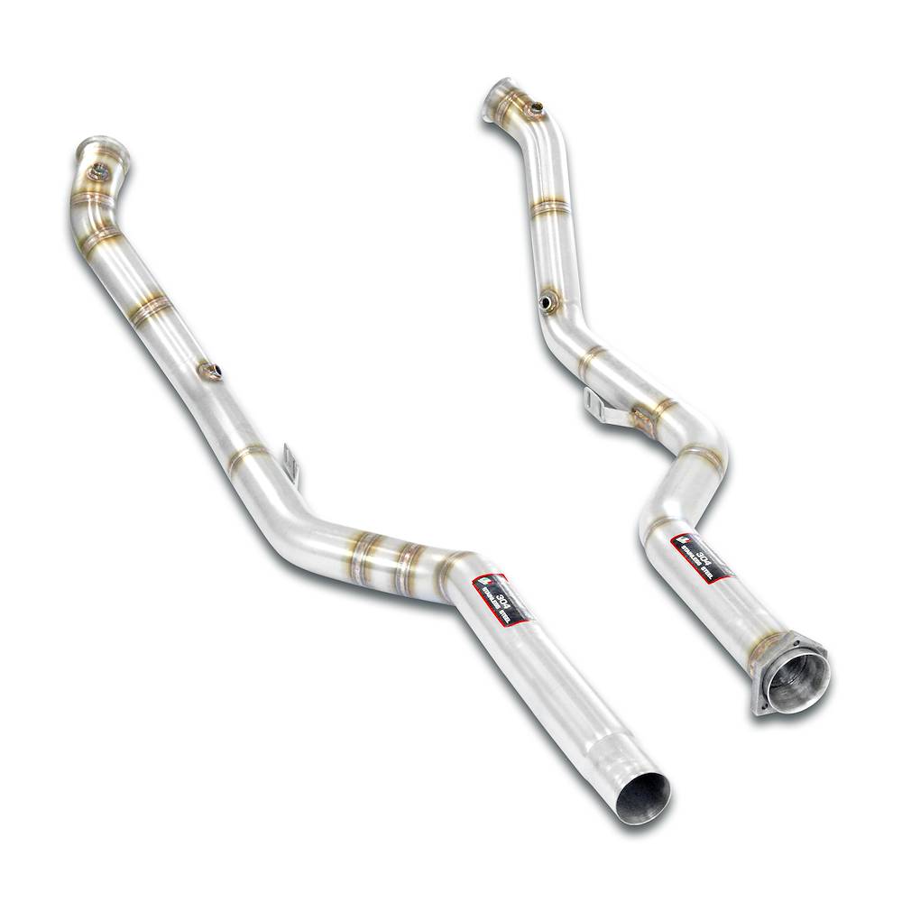 Turbo downpipe kit + Front pipe right - left (Replaces OEM catalytic)
