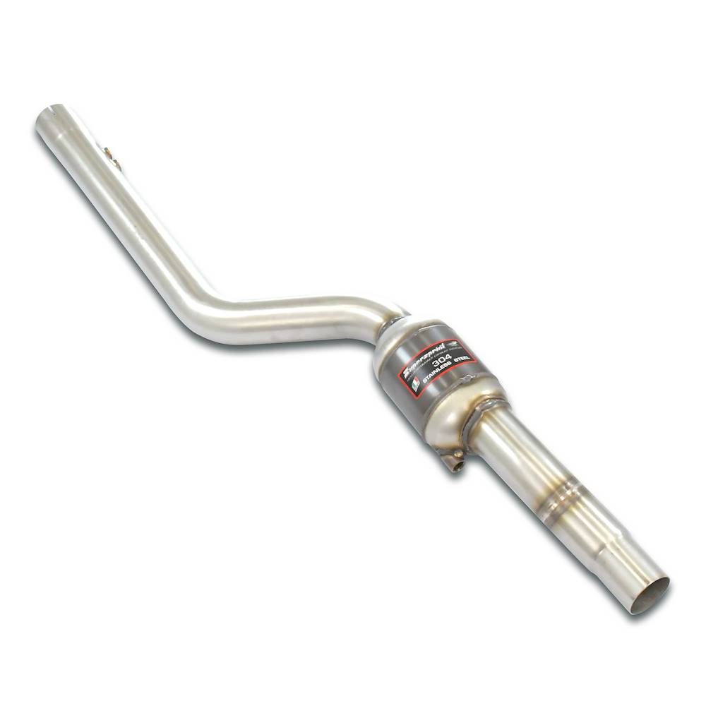 Front Front pipe (Left) with HJS metallic catalytic, 100CPSI