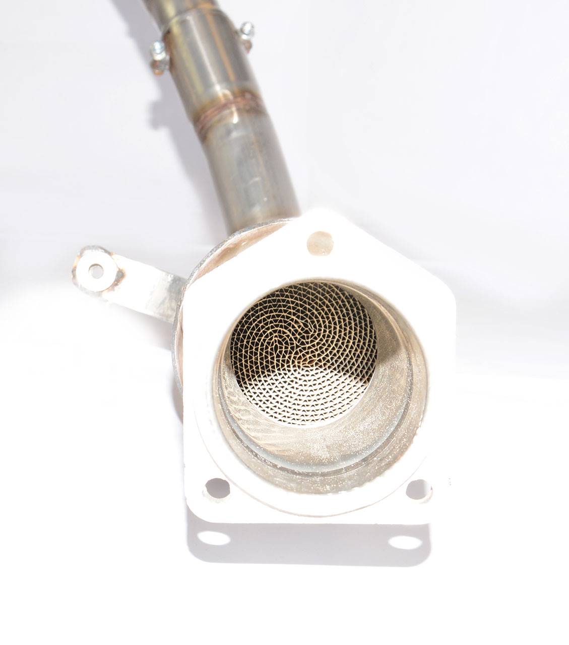 Downpipe Right + Metallic catalytic converter