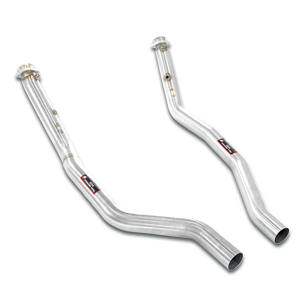 Turbo downpipe kit Rechts + Links (für Katalysator Ersatz)