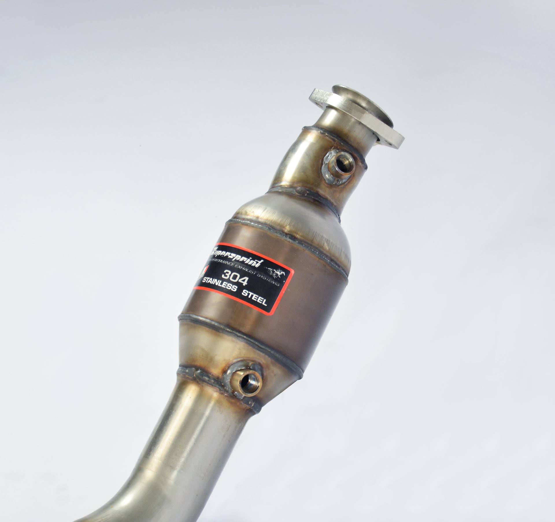 Turbo downpipe kit +  Metallic catalytic converter Left