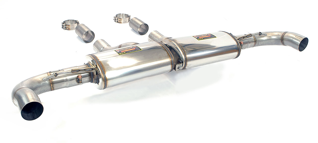 Rear exhaust Right - Left Race