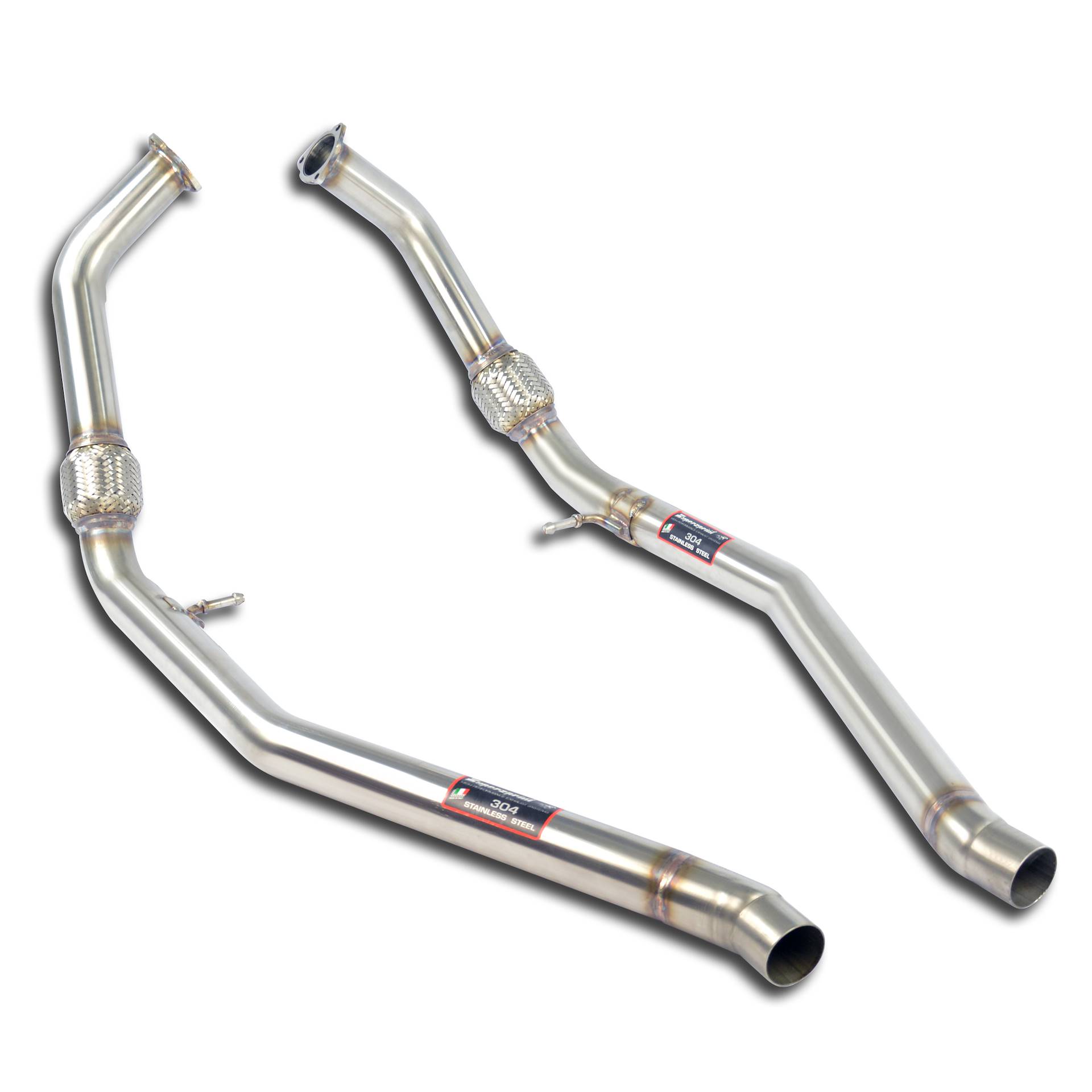 Front pipe kit Right - Left (Replaces OEM front exhaust)