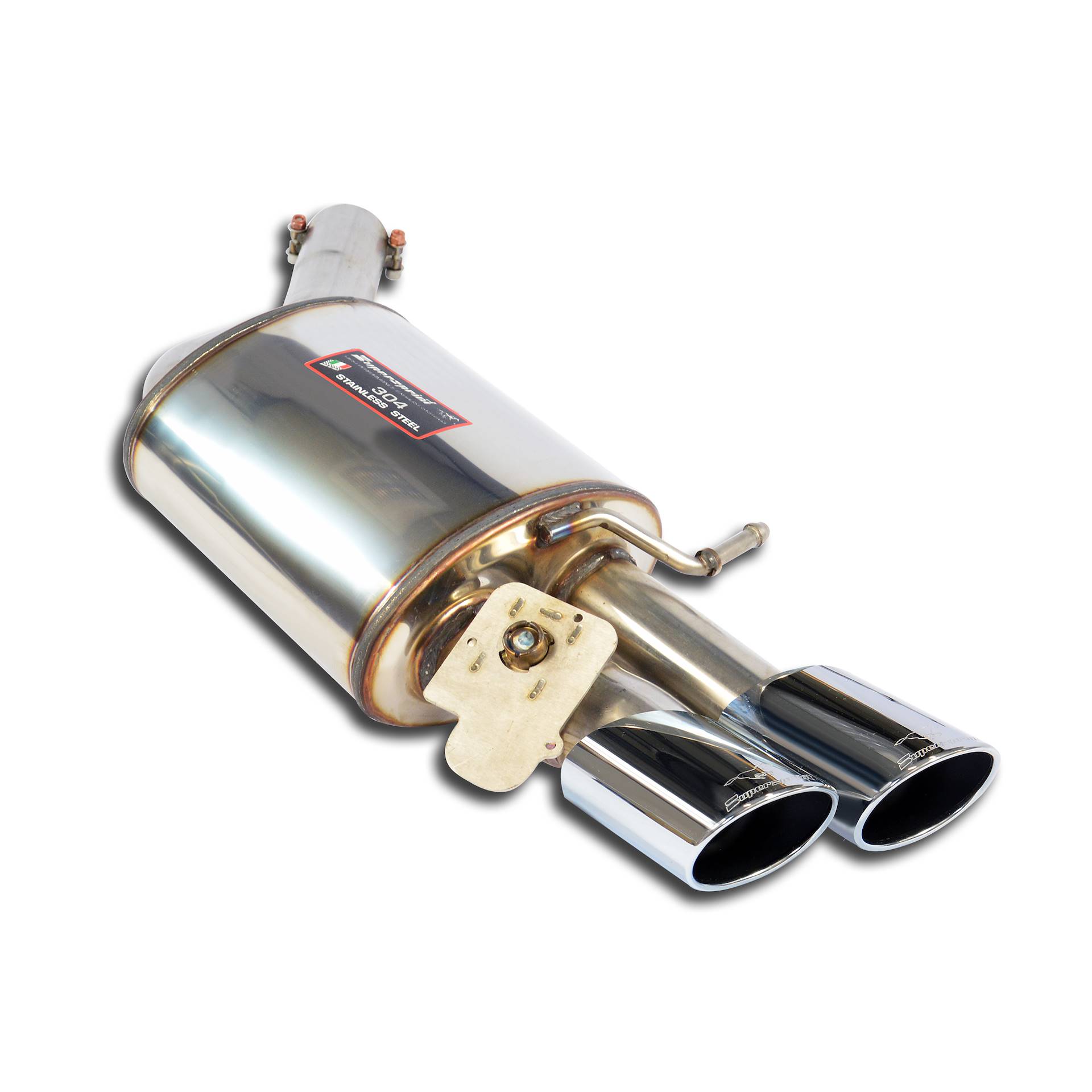 Rear exhaust Left 100x75 with valve