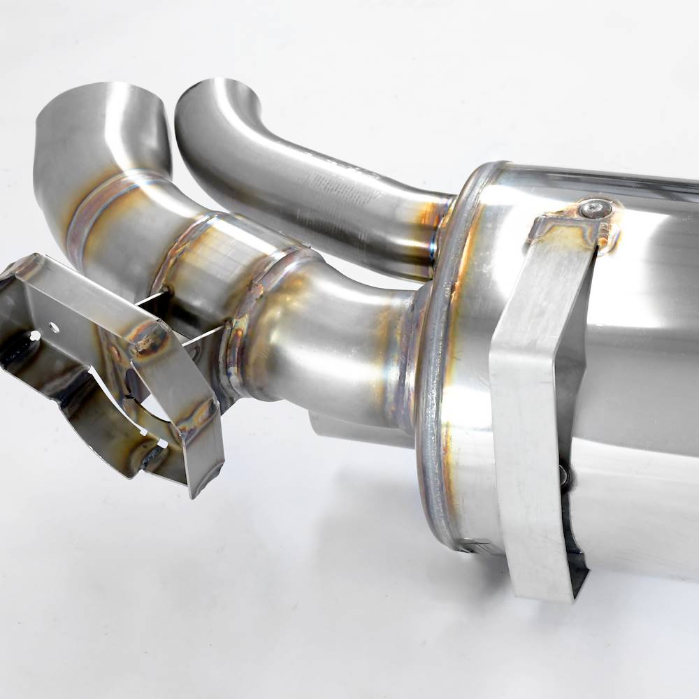 Rear exhaust right - left with valves