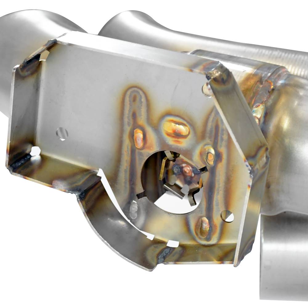 Rear exhaust right - left with valves