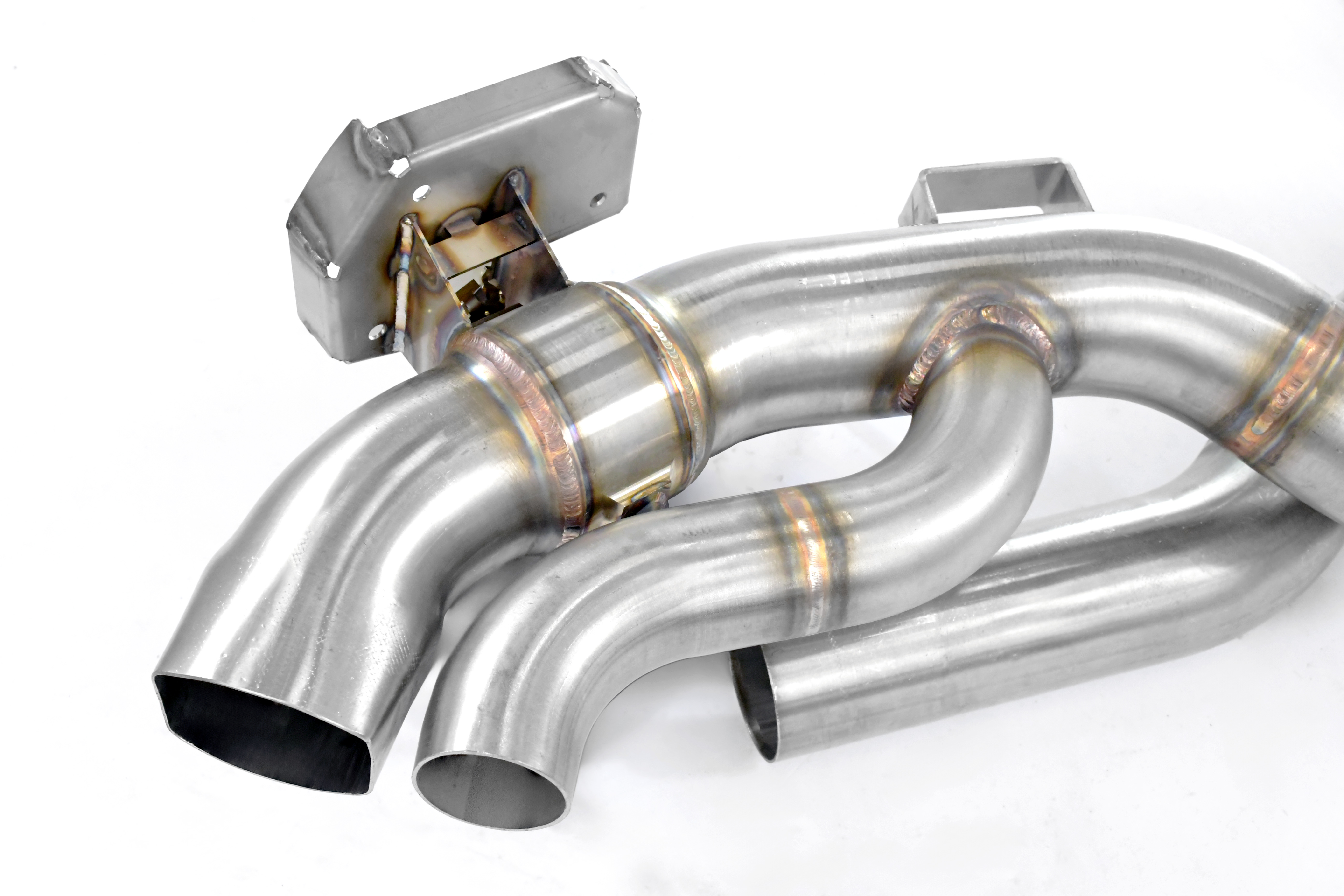 Rear pipe kit Right - Left with valves (Muffler delete)