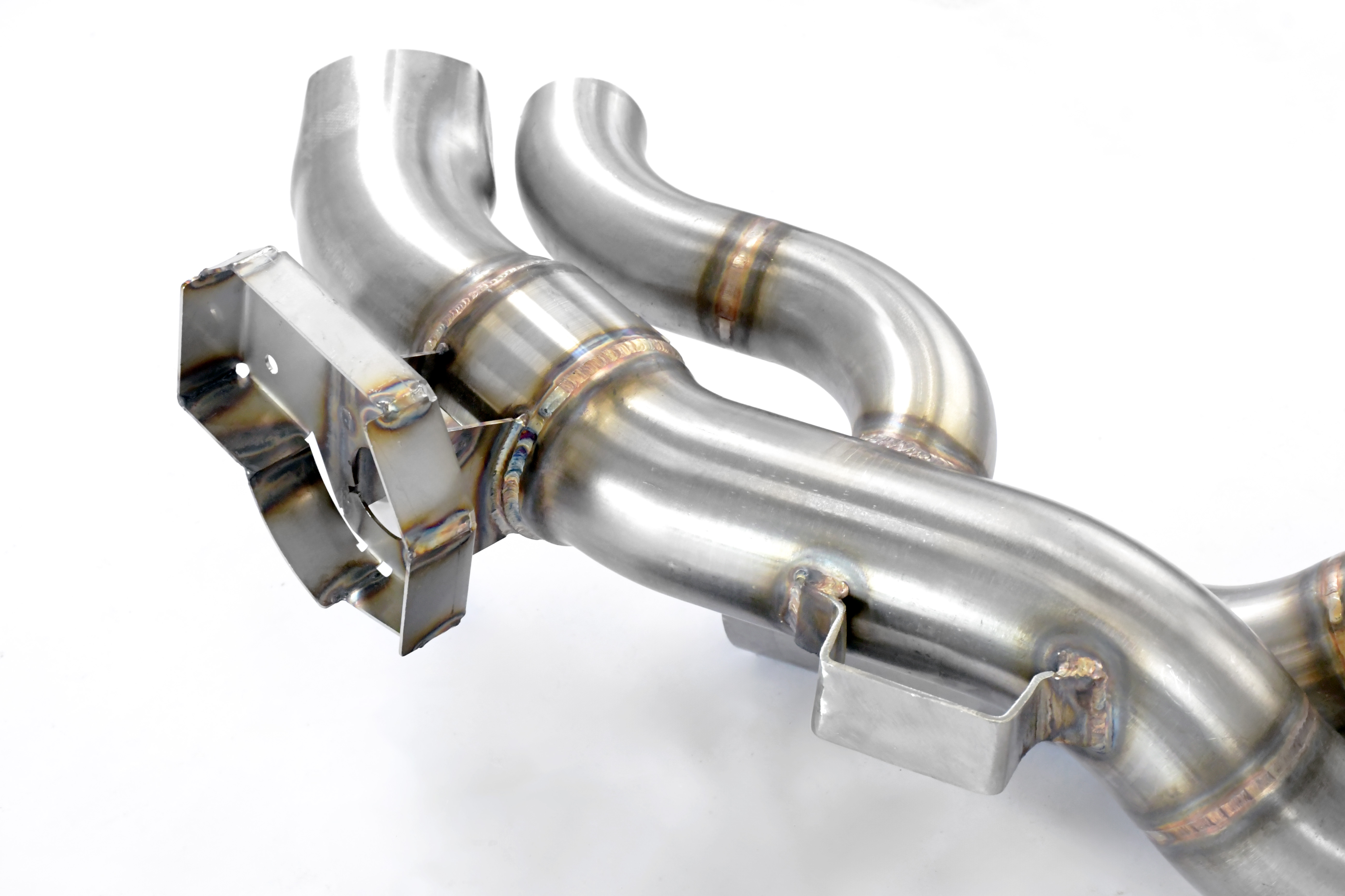 Rear pipe kit Right - Left with valves (Muffler delete)