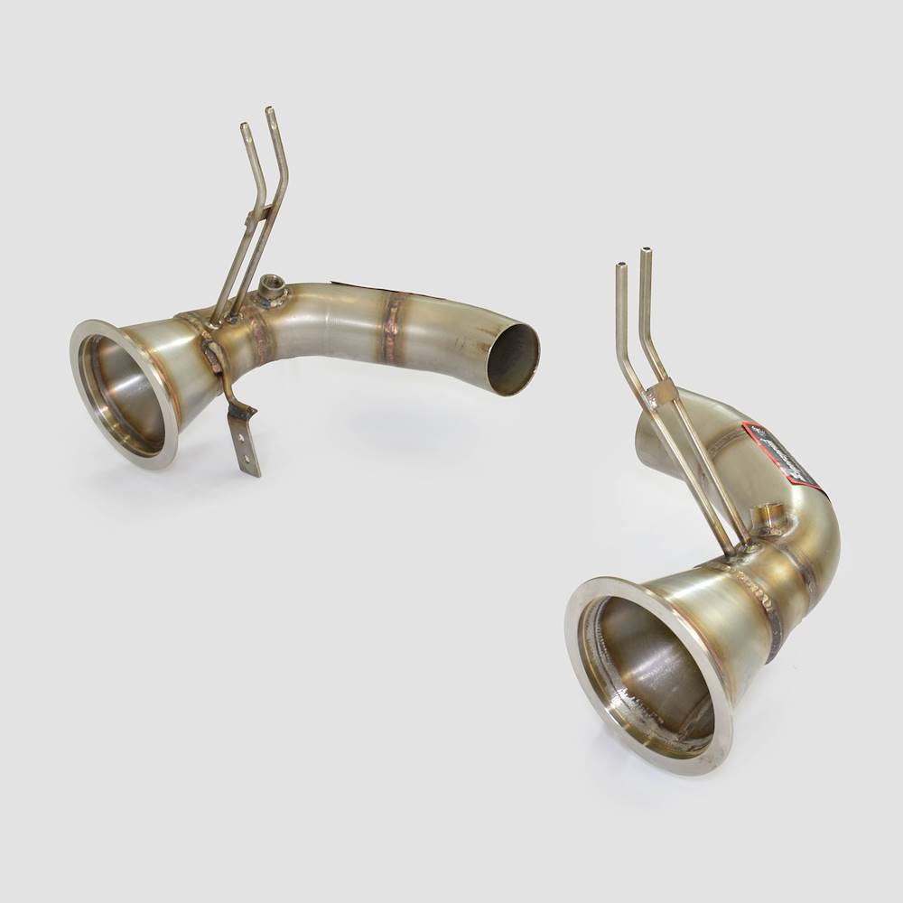 Downpipe kit Right + Left (Deletes catalytics + GPF)