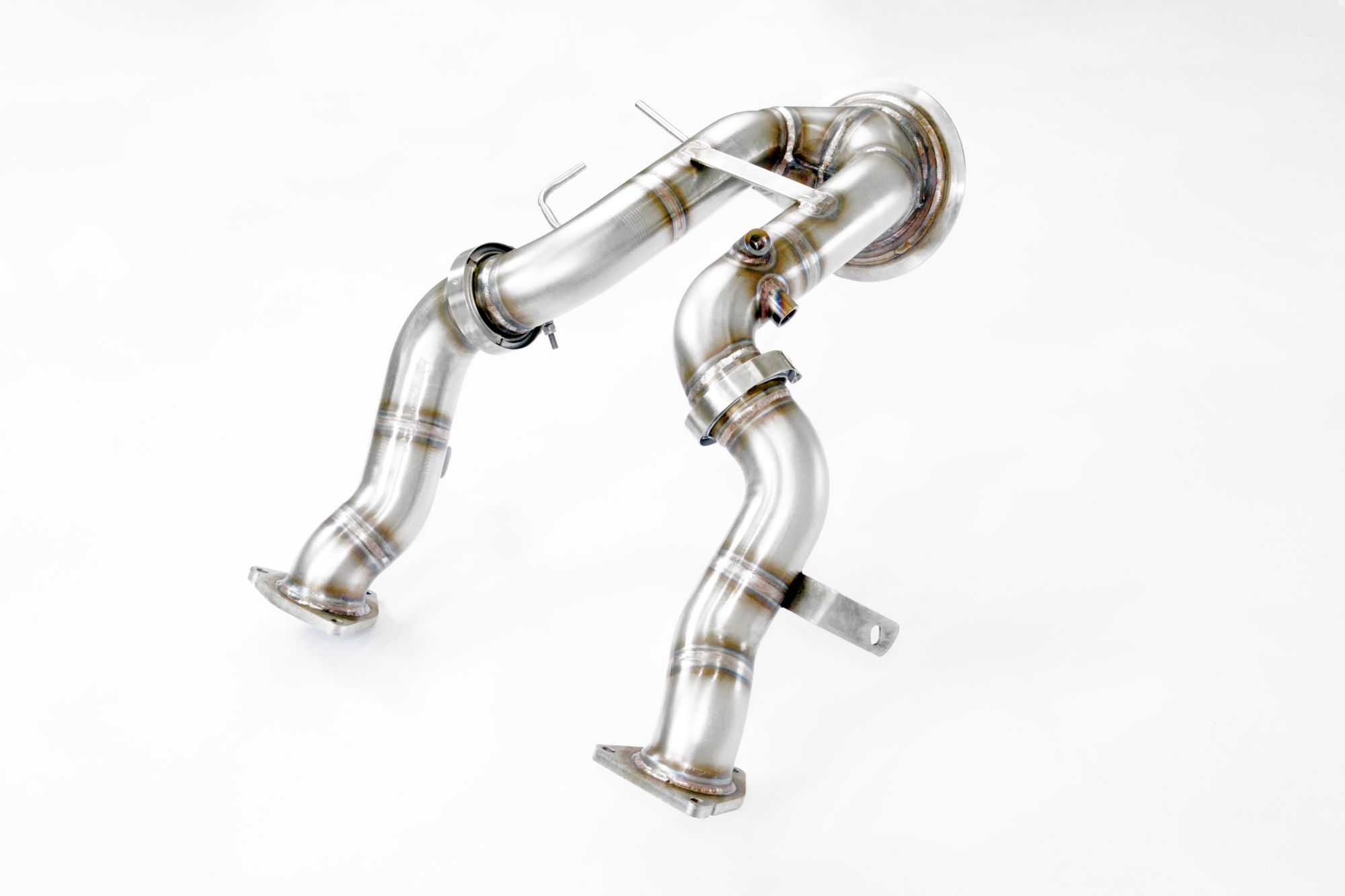 Downpipe right - left (Replaces catalytic) (Left / Right Hand Drive)