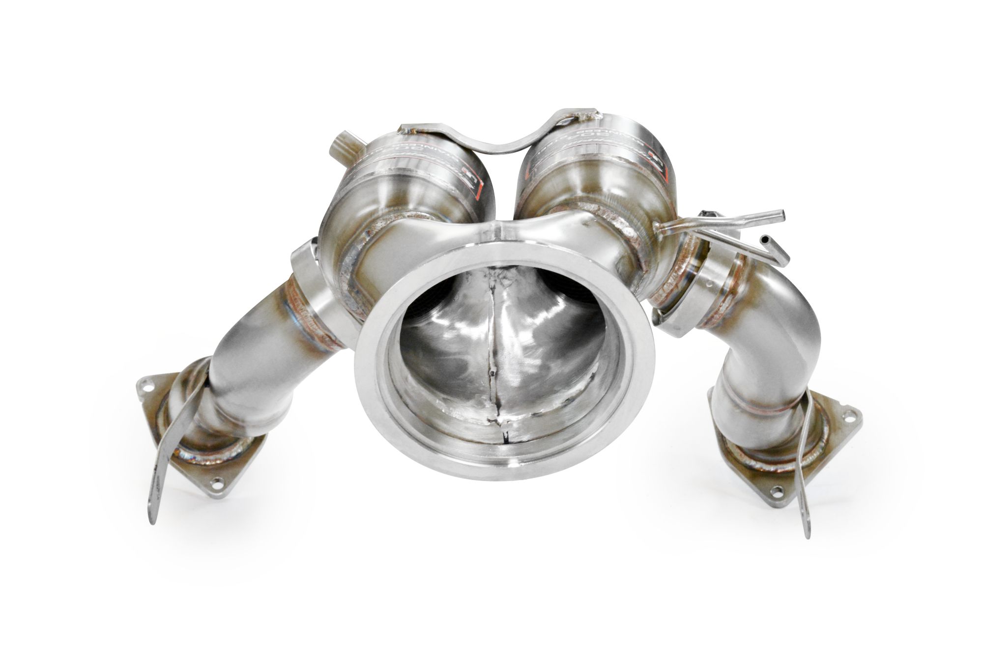 Downpipe + catalizzatore metallico destro - sinistro (Guida a destra / sinistra)