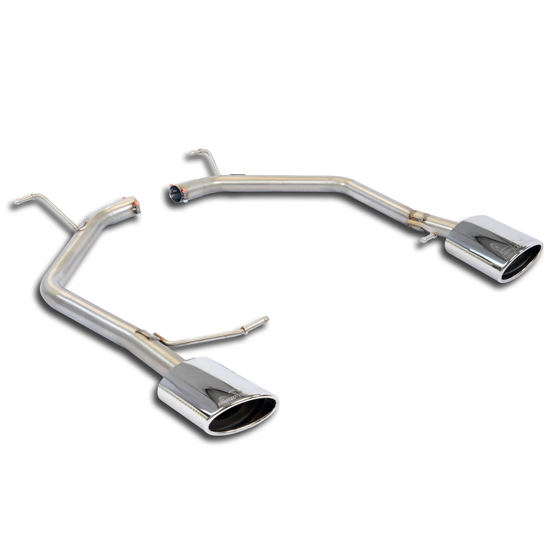 Rear pipes Right 145x95 - Left 145x95 (Muffler delete)
