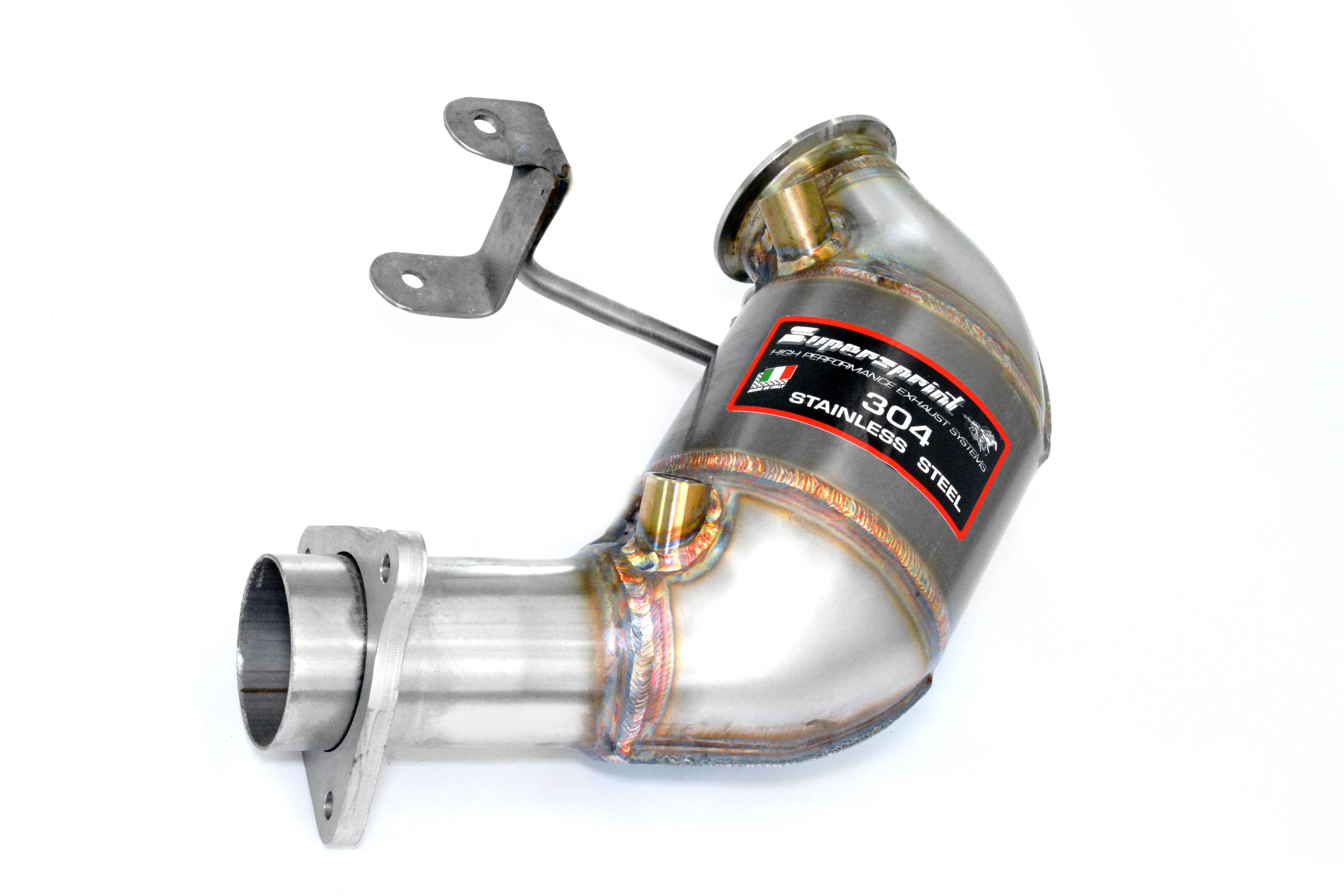 Front Metallic catalytic converter Right - Left 100 CPSI 