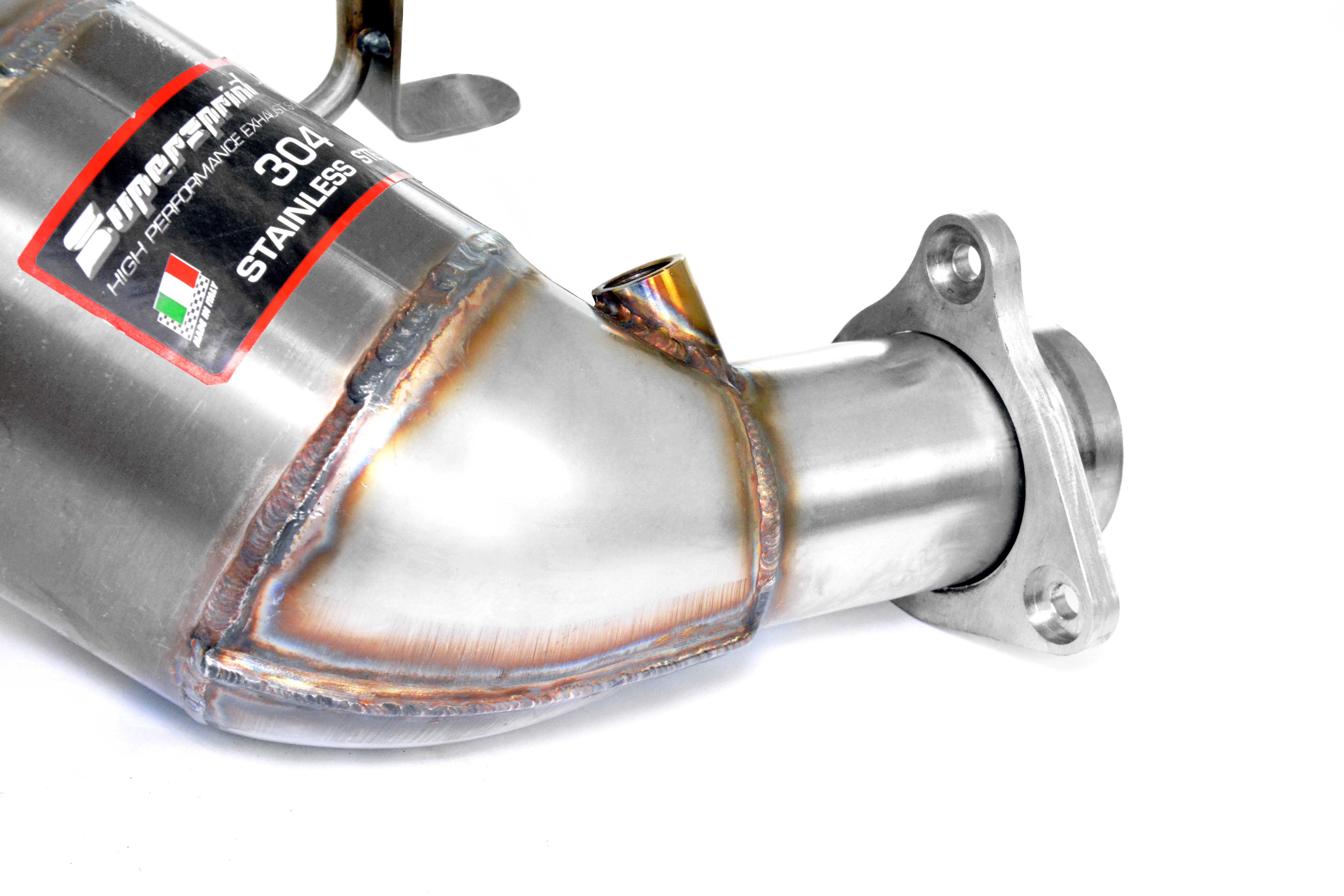 Front Metallic catalytic converter Right - Left 100 CPSI 