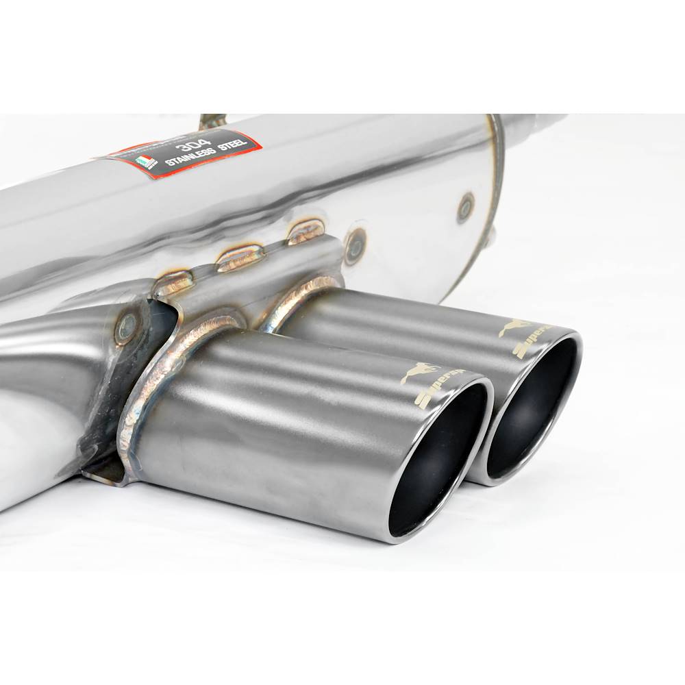 Rear exhaust OO 100 Gun Metal Grey